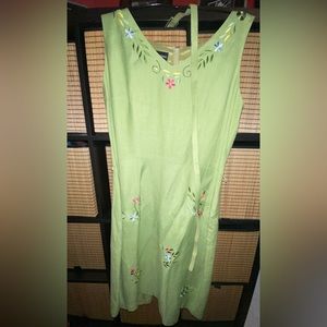 Donna Morgan belted dress.